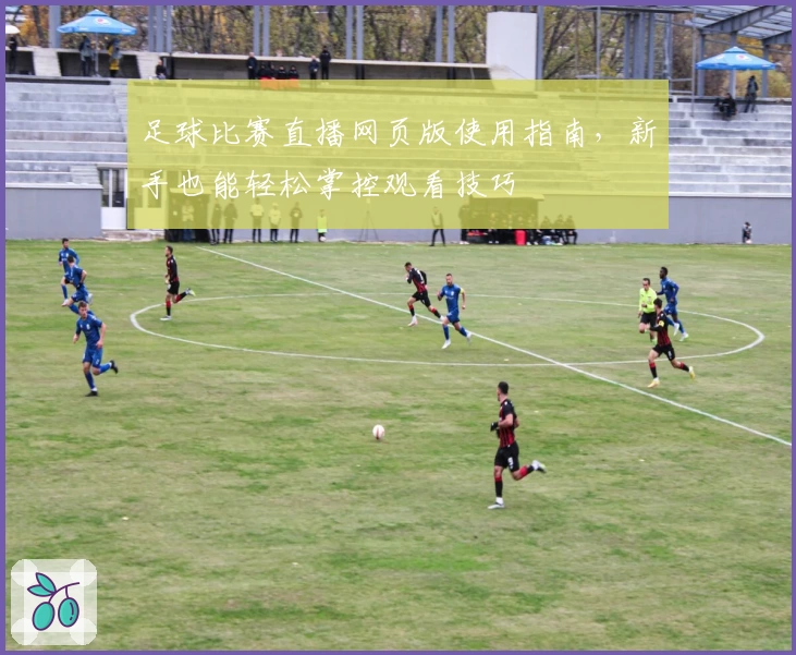 足球比赛直播网页版使用指南，新手也能轻松掌控观看技巧